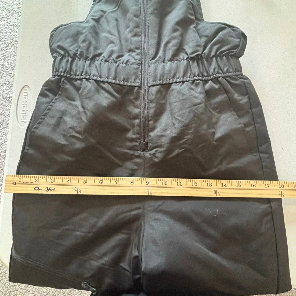 Swiss Tech Kids Large 10/12 Black Insulated Snow Bibs Overalls Winter Ski Pants